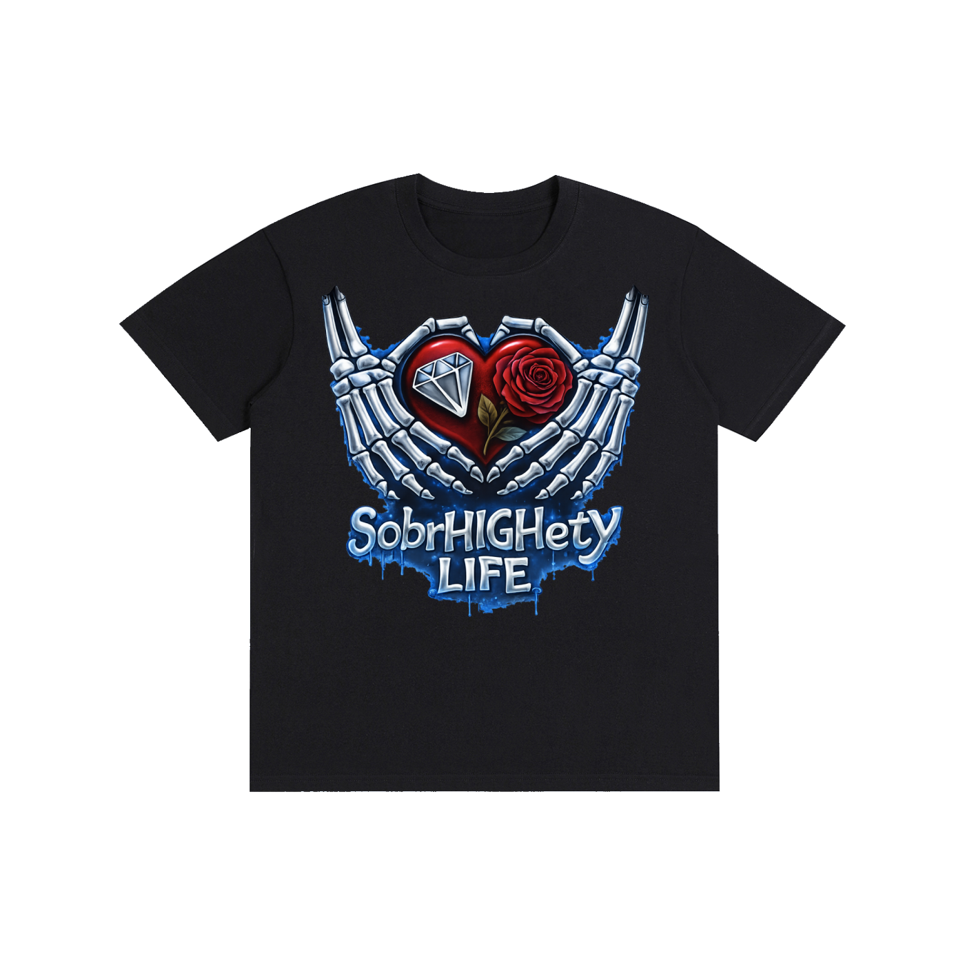 Men's T-shirt ,Women's T-shirts ,Skeleton T-shirts,Recovery T-shirt ,Addiction Recovery T-shirt ,Sobriety T-shirt ,Graphic street wear,100% cotton 