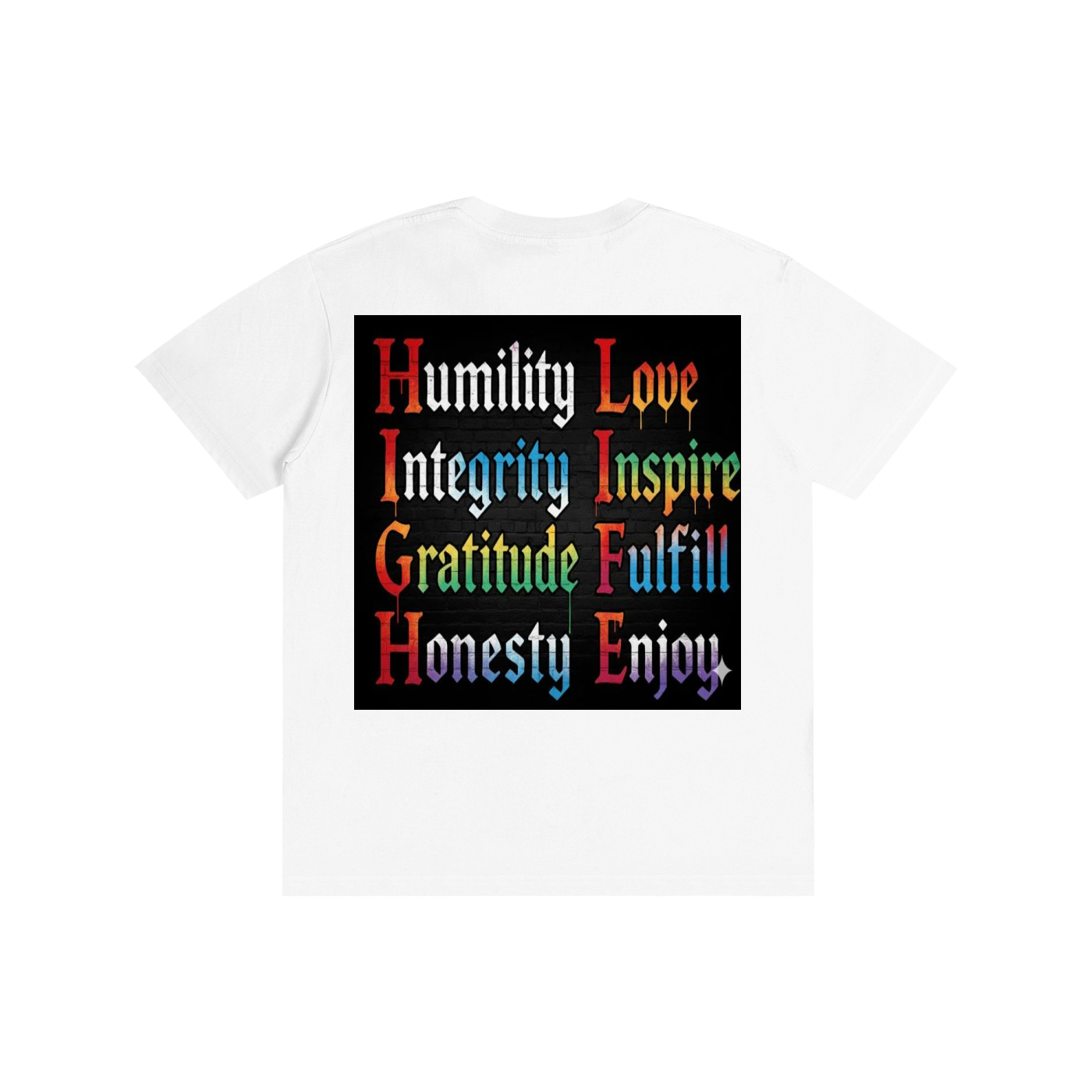 "The Original" SobrHIGHetyLIFE Tee - Skeleton Heart & Recovery Values | 100% Pure Cotton