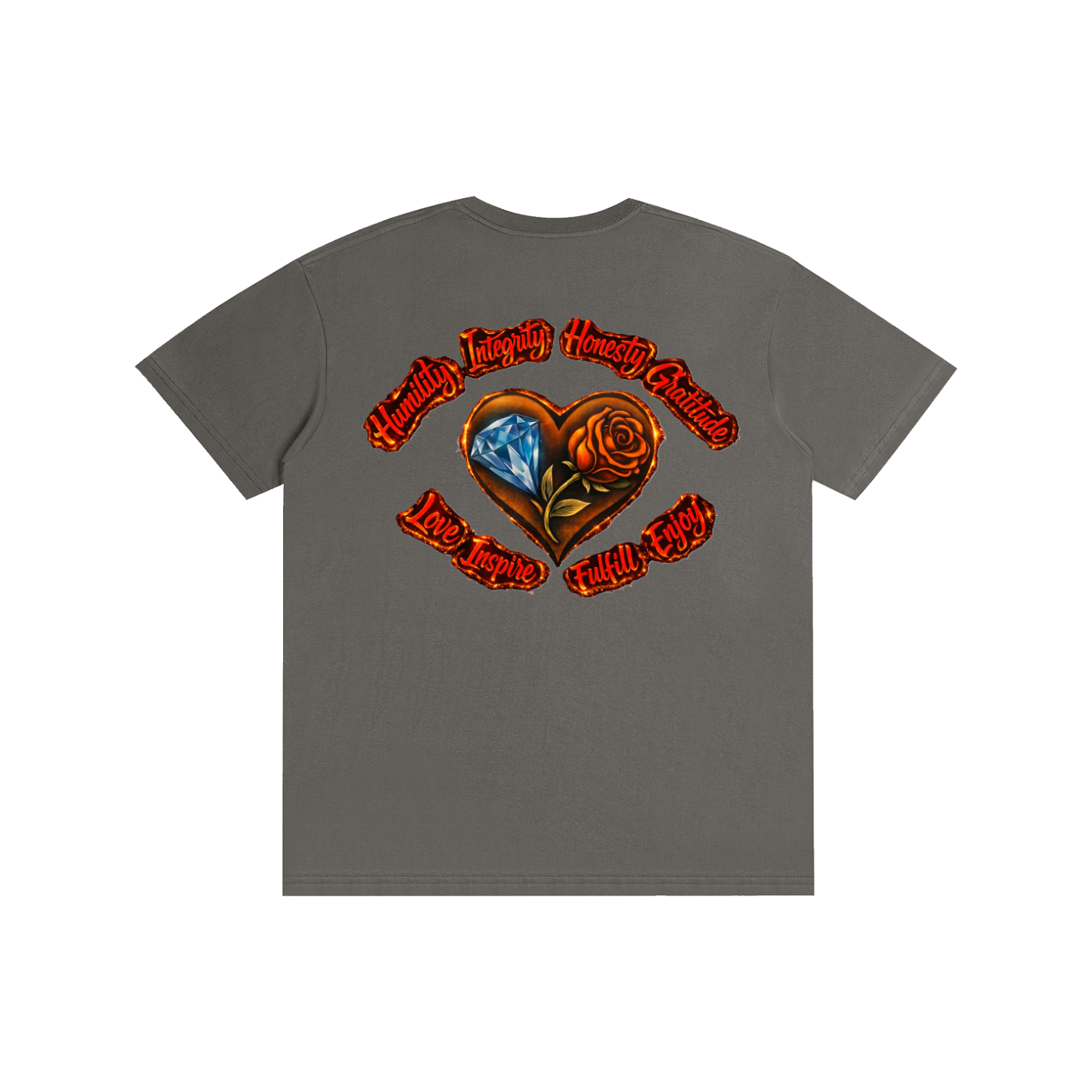 Diamonds SobrHIGHetyLIFE "Colorful Smoke" Recovery T-Shirt | Premium Cotton