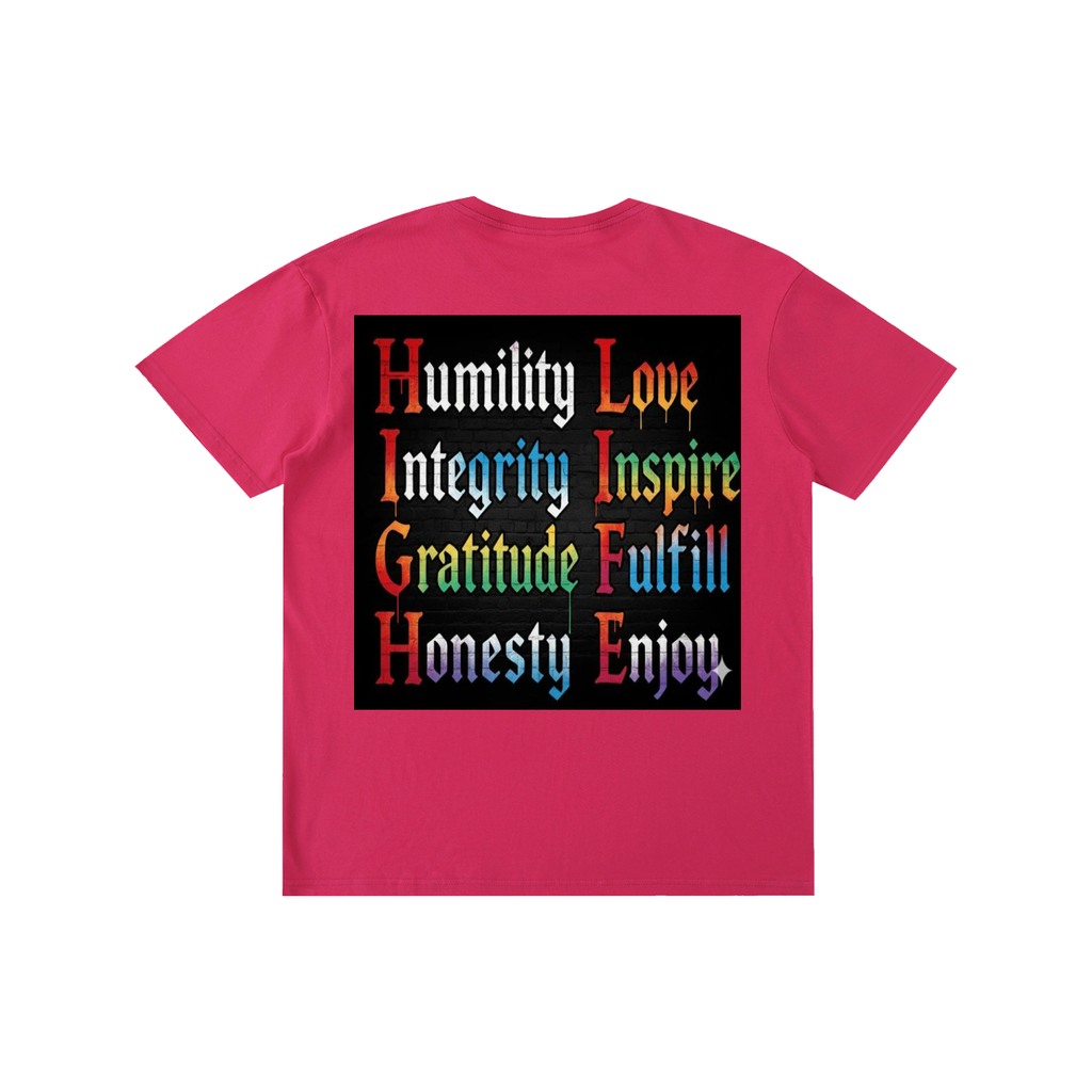 "The Original" SobrHIGHetyLIFE Tee - Skeleton Heart & Recovery Values | 100% Pure Cotton