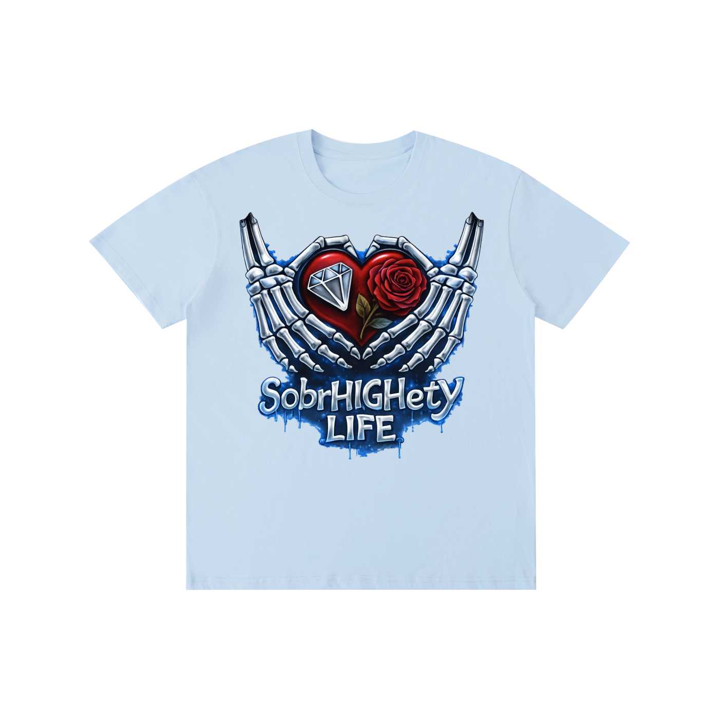 Men's T-shirt ,Women's T-shirts ,Skeleton T-shirts,Recovery T-shirt ,Addiction Recovery T-shirt ,Sobriety T-shirt ,Graphic street wear,100% cotton 