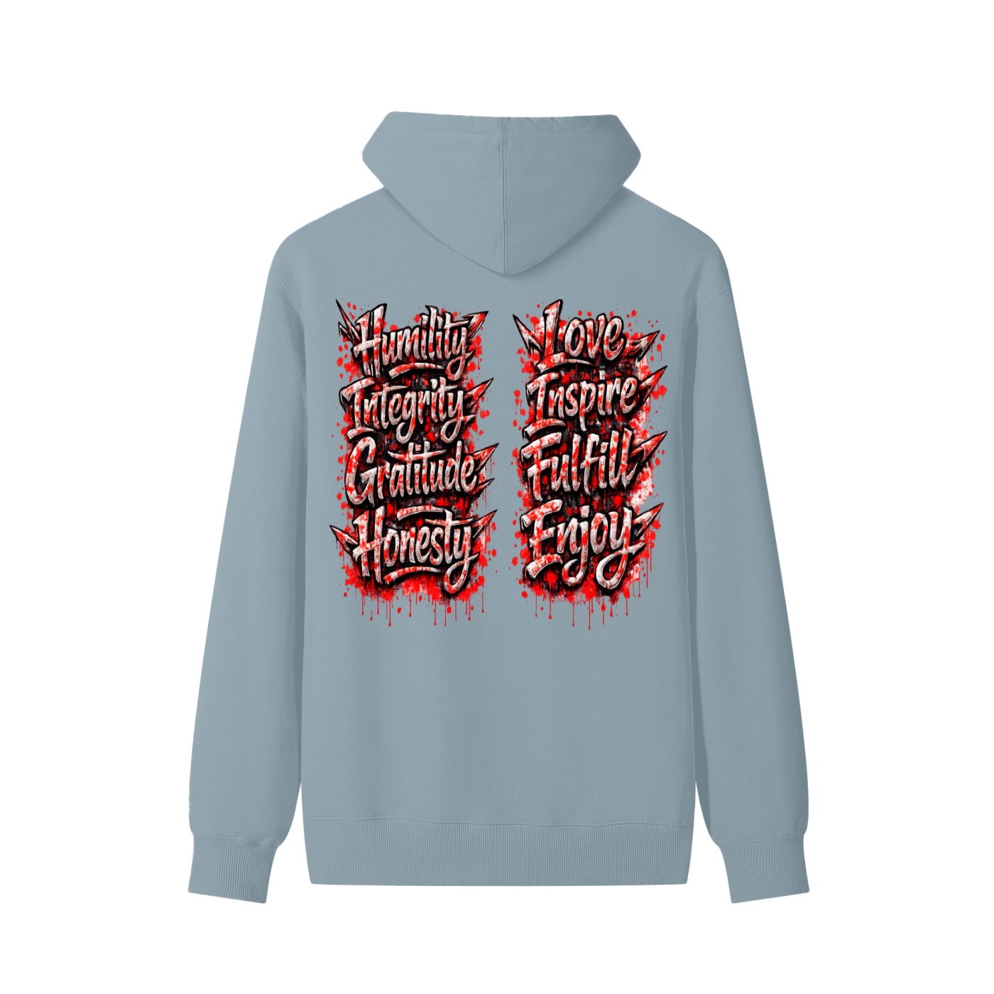 Sharp Graphic paint with paint splatter|SobrHIGHetyLIFE Hoodie