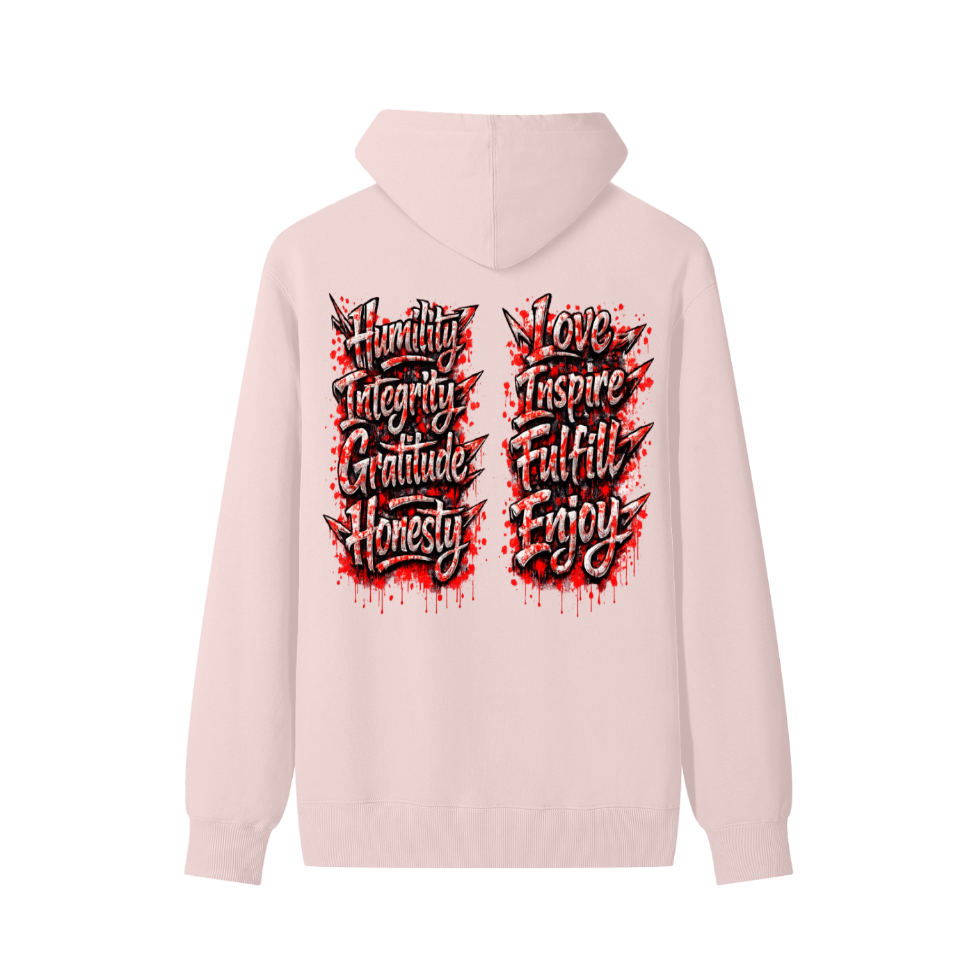 Sharp Graphic paint with paint splatter|SobrHIGHetyLIFE Hoodie