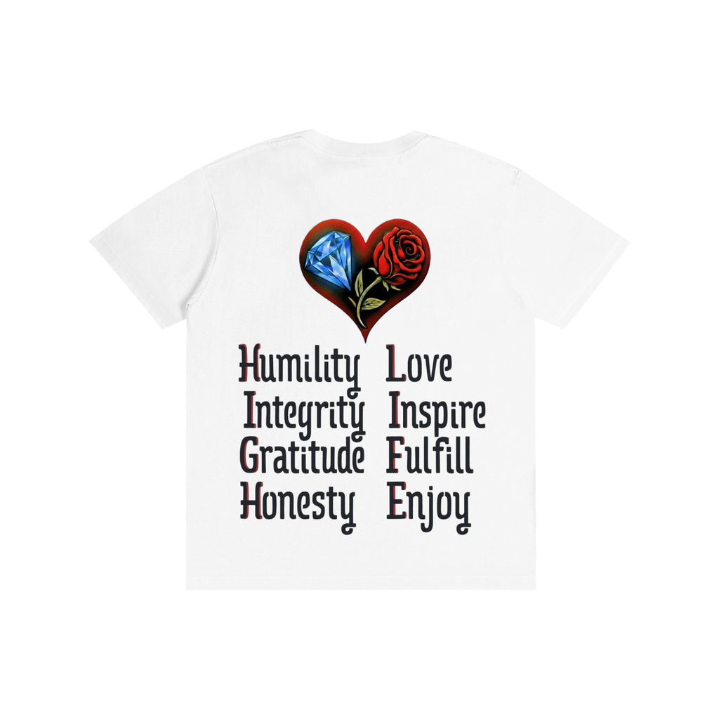 SobrHIGHetyLIFE lettering|SobrHIGHetyLIFE T-shirt with HIGH LIFE values