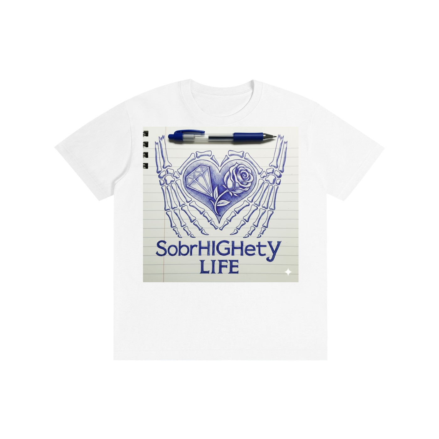 Blue ink Sketch|SobrHIGHetyLIFE pen sketch drawing