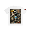 "Don't Shoot Just Capture" camera graphic t-shirt on black 100% cotton - Recovery lifestyle streetwear.