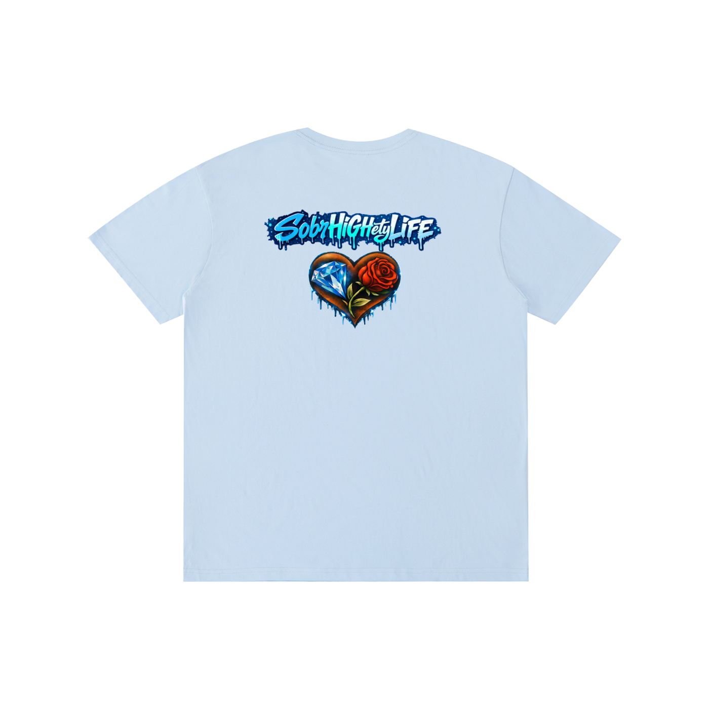 "Sober & Still a Savage" Graffiti T-Shirt – Urban Recovery Streetwear | 100% Pure Cotton