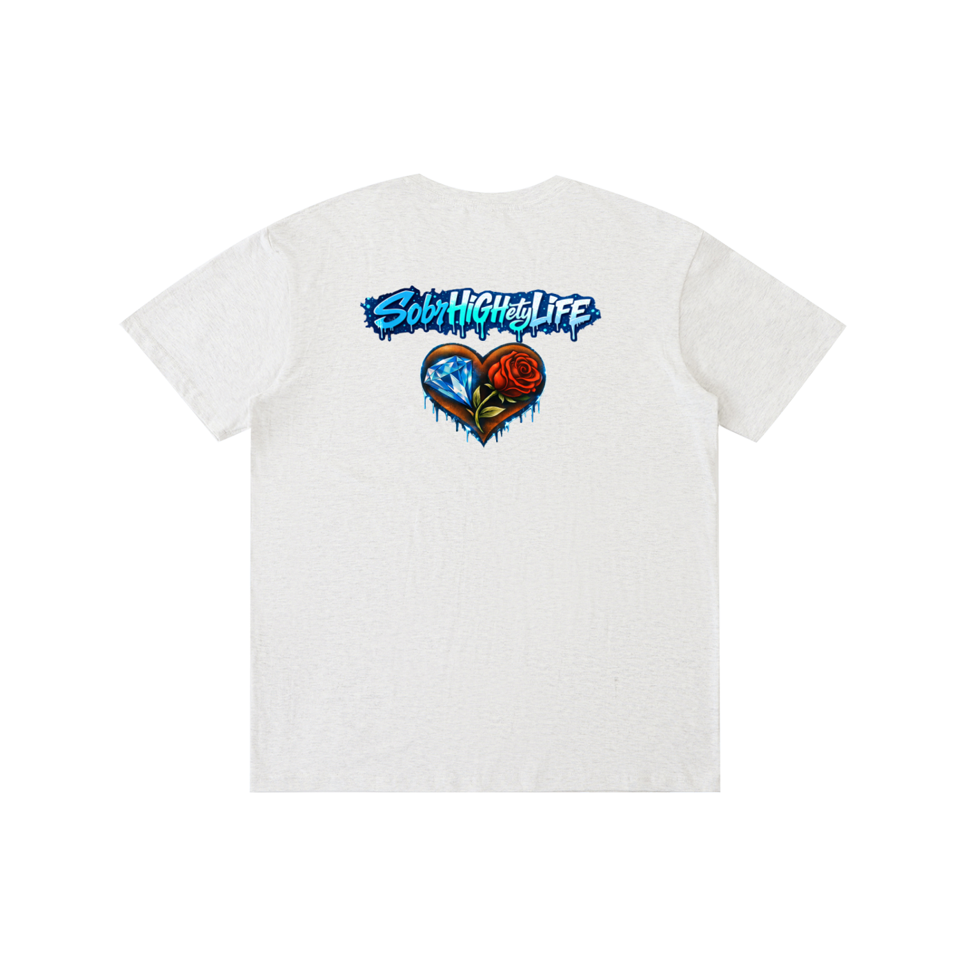 "Sober & Still a Savage" Graffiti T-Shirt – Urban Recovery Streetwear | 100% Pure Cotton